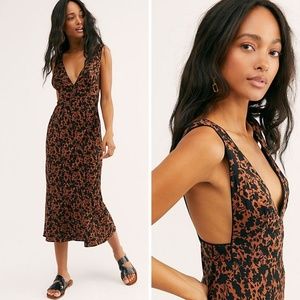 Free People Ohh La La Midi Dress NEW 10 M-L